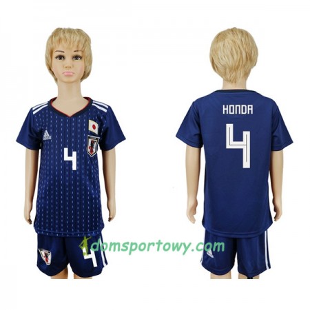 Koszulka Japonia Honda 4 Dziecięcy Domowe Koszulki Piłkarskie Mistrzostwa Świata 2018